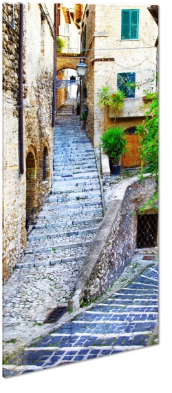 wskie uliczki, schody, kamienice, rolinno, styl, architektura, zwiedzanie, wejcie, klimat, mury, hiszpania