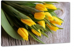 bukiet kwiatw, tulipany, ty, deski, drewno, wiosna, ogrd, pikno, natura