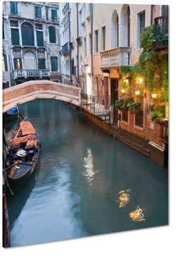 wenecja, canal grande, cienina, kamienice, kultura, wochy, wodne miasto, most, gondola