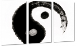 yin, yang, chiny, symbol, znak, biay, czarny, filozofia