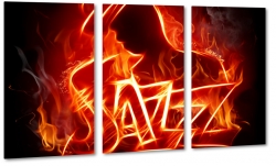 jazz, ogie, pomienie, abstrakcja, power, moc, sia, muzyka, czarne to, dym, energia