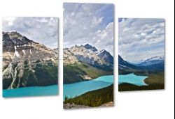 kanada, park narodowy banff, jezioro moraine, turkusowy, niebieski, natura, gry, widok, krajobraz