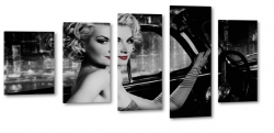 marylin monroe, gwiazda, moda, styl, kobieta, sawa, seksapil, miasto, city, samochd