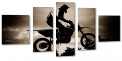 motor, motocykl, podr, pasja, hobby, motocross, czarny, dark, foto, black