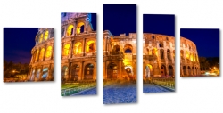 koloseum, rzym, staroytny, budowla, ruiny, gladiatorzy, igrzyska